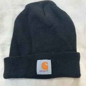 Carhartt Black and Red Knit Beanies 2for1